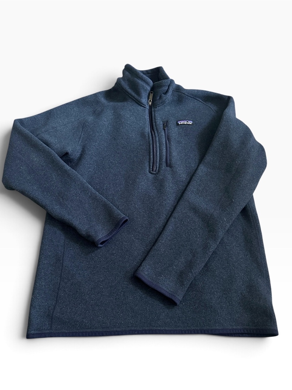 Patagonia 1/4 Zip Better Sweater Blue Mens Large